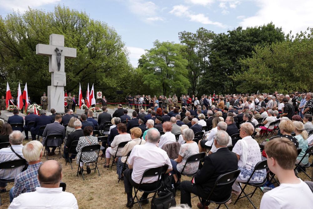 Obchody Narodowego Dnia Pamięci Ofiar Ludobójstwa dokonanego przez ukraińskich nacjonalistów na obywatelach II Rzeczypospolitej Polskiej – Warszawa, 11 lipca 2023. Fot. Mikołaj Bujak (IPN)