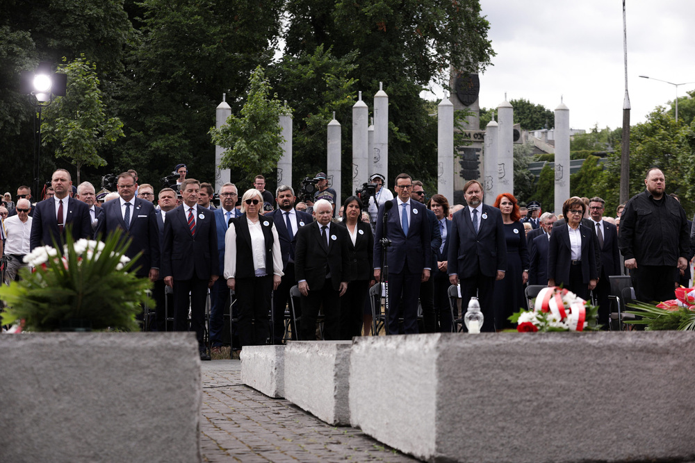 Obchody Narodowego Dnia Pamięci Ofiar Ludobójstwa dokonanego przez ukraińskich nacjonalistów na obywatelach II Rzeczypospolitej Polskiej – Warszawa, 11 lipca 2023. Fot. Mikołaj Bujak (IPN)