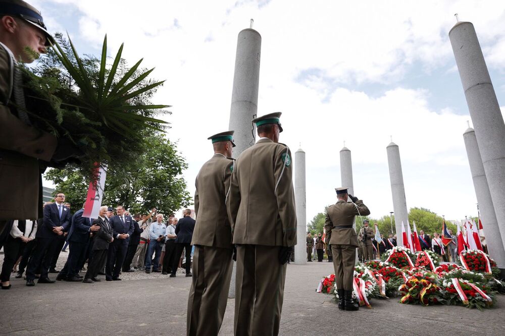 Obchody Narodowego Dnia Pamięci Ofiar Ludobójstwa dokonanego przez ukraińskich nacjonalistów na obywatelach II Rzeczypospolitej Polskiej – Warszawa, 11 lipca 2023. Fot. Mikołaj Bujak (IPN)
