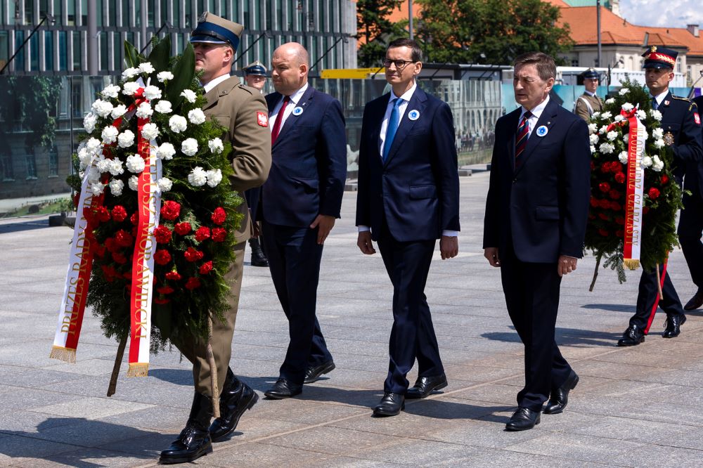 Obchody Narodowego Dnia Pamięci Ofiar Ludobójstwa dokonanego przez ukraińskich nacjonalistów na obywatelach II Rzeczypospolitej Polskiej – Warszawa, 11 lipca 2023. Fot. Sławek Kasper (IPN)