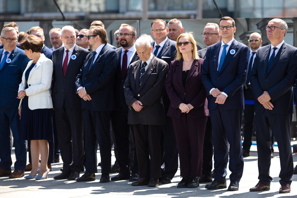 Obchody Narodowego Dnia Pamięci Ofiar Ludobójstwa dokonanego przez ukraińskich nacjonalistów na obywatelach II Rzeczypospolitej Polskiej – Warszawa, 11 lipca 2023. Fot. Sławek Kasper (IPN)