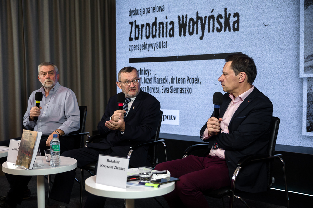 Dyskusja „Zbrodnia Wołyńska z perspektywy 80 lat” – Warszawa, 11 lipca 2023. Fot. Sławek Kasper (IPN)