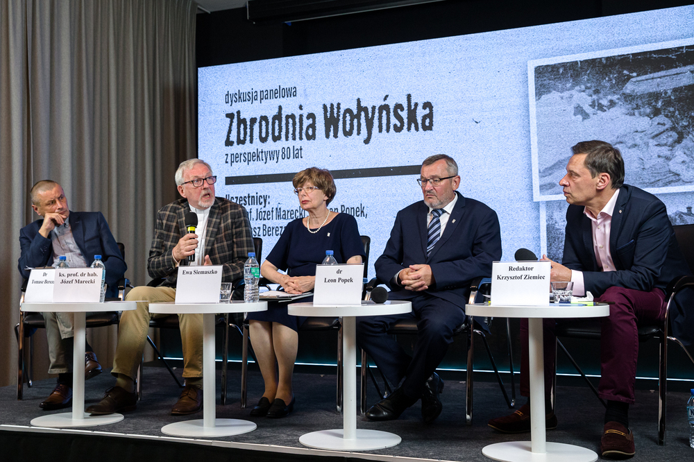 Dyskusja „Zbrodnia Wołyńska z perspektywy 80 lat” – Warszawa, 11 lipca 2023. Fot. Sławek Kasper (IPN)