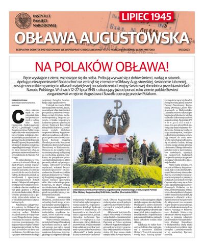 Obława Augustowska – dodatek historyczny IPN do „Kuriera Porannego” i „Gazety Współczesnej” z 7 lipca 2023 r.