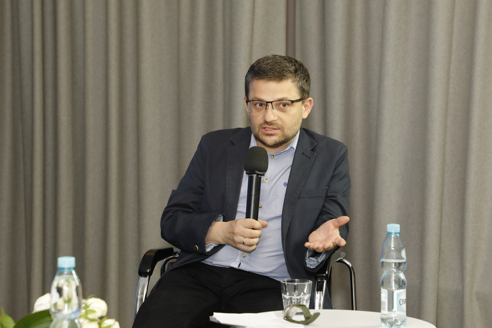 Wernisaż wystawy obrazów „Londyn żywy. Emigracyjne portrety Barbary Kaczmarowskiej-Hamilton” – Warszawa, 12 lipca 2023. Fot. Piotr Życieński (IPN)