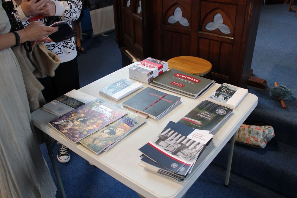 Prezentacja wystawy IPN Zbrodnia Katyńska 1940. Zagłada polskich elit – Stratford-upon-Avon, 12–16 lipca 2023. Fot. Sławomir Bardski (IPN)