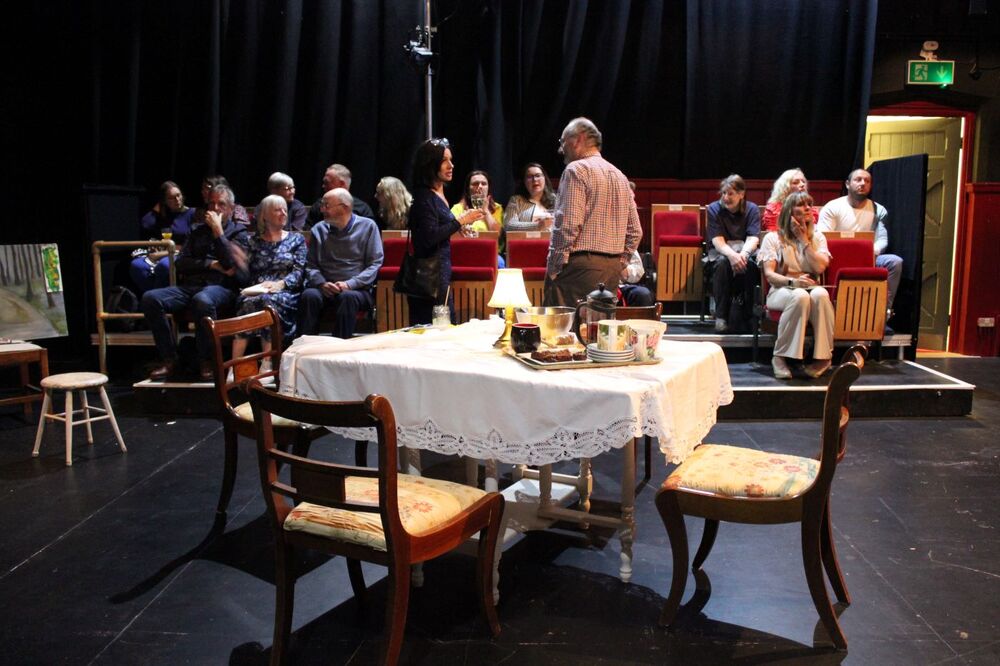 Prezentacja wystawy IPN Zbrodnia Katyńska 1940. Zagłada polskich elit – Stratford-upon-Avon, 12–16 lipca 2023. Fot. Sławomir Bardski (IPN)