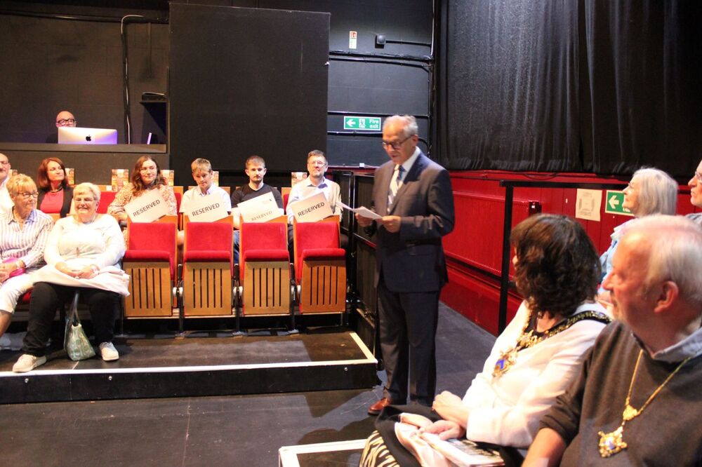 Prezentacja wystawy IPN Zbrodnia Katyńska 1940. Zagłada polskich elit – Stratford-upon-Avon, 12–16 lipca 2023. Fot. Sławomir Bardski (IPN)