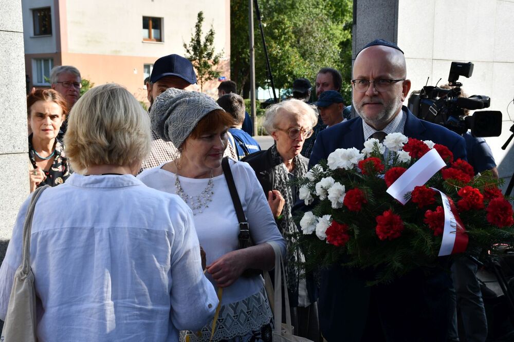 Marsz Pamięci poświęcony oporowi w getcie warszawskim – Warszawa, 21 lipca 2023. Fot. Andrzej Węcławek (IPN)
