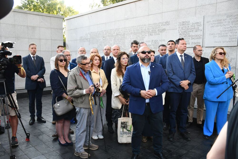 Marsz Pamięci poświęcony oporowi w getcie warszawskim – Warszawa, 21 lipca 2023. Fot. Andrzej Węcławek (IPN)