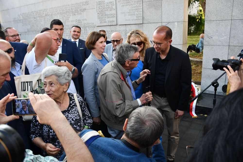 Marsz Pamięci poświęcony oporowi w getcie warszawskim – Warszawa, 21 lipca 2023. Fot. Andrzej Węcławek (IPN)