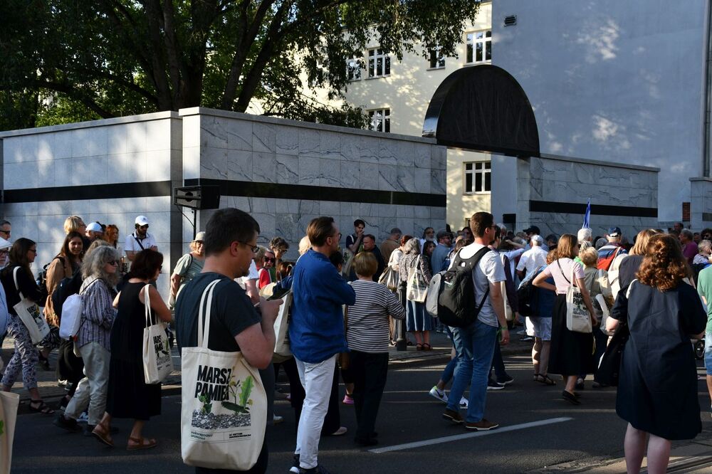Marsz Pamięci poświęcony oporowi w getcie warszawskim – Warszawa, 21 lipca 2023. Fot. Andrzej Węcławek (IPN)