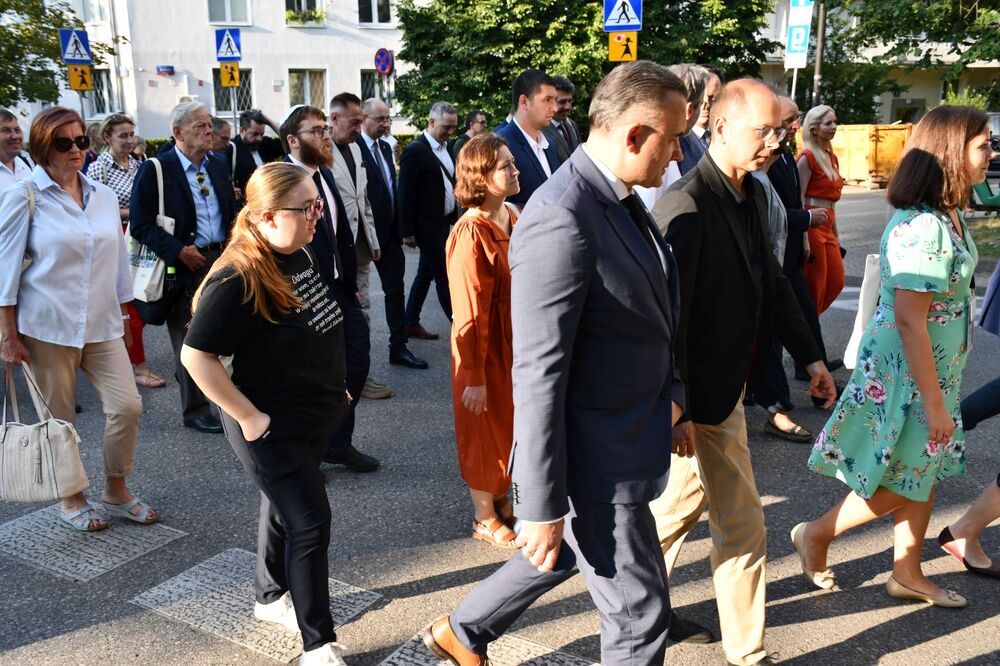 Marsz Pamięci poświęcony oporowi w getcie warszawskim – Warszawa, 21 lipca 2023. Fot. Andrzej Węcławek (IPN)