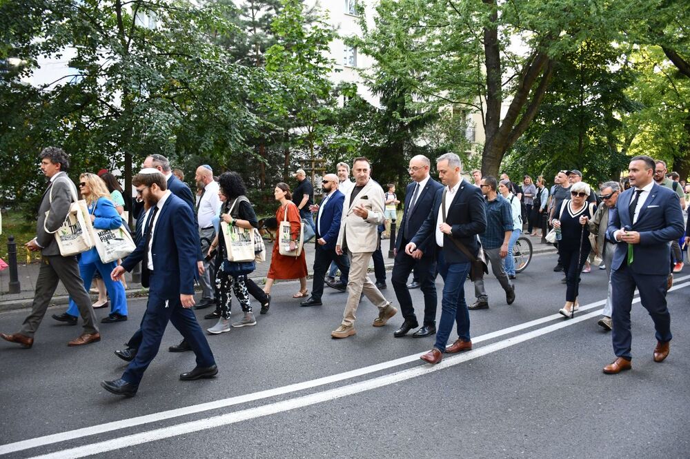 Marsz Pamięci poświęcony oporowi w getcie warszawskim – Warszawa, 21 lipca 2023. Fot. Andrzej Węcławek (IPN)