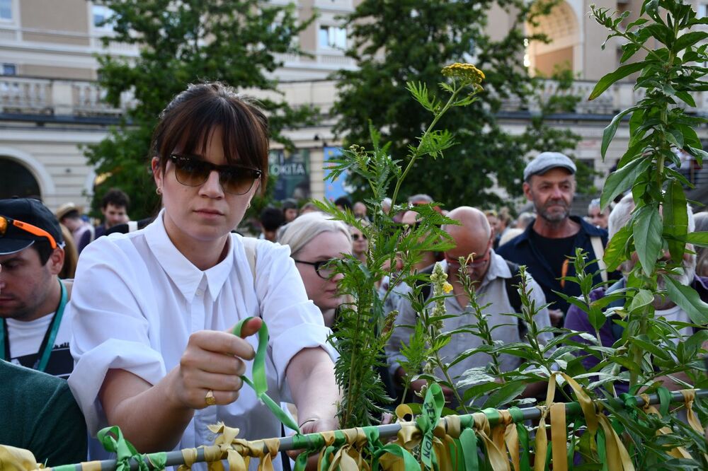 Marsz Pamięci poświęcony oporowi w getcie warszawskim – Warszawa, 21 lipca 2023. Fot. Andrzej Węcławek (IPN)