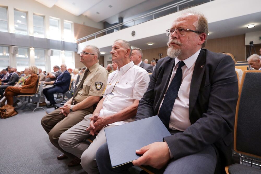 Sesja popularnonaukowa na temat dekomunizacji przestrzeni publicznej – Olsztyn, 22 lipca 2023. Fot. Mikołaj Bujak (IPN)