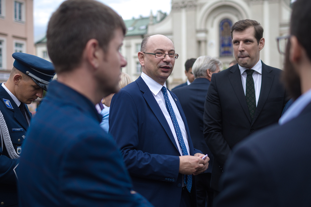 Uroczystości przy pomniku Powstania Warszawskiego na pl. Krasińskich – 31 lipca 2023. Fot. Sławek Kasper (IPN)