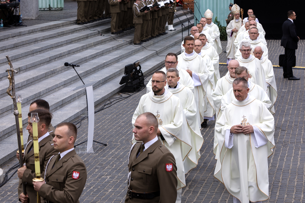 Uroczystości przy pomniku Powstania Warszawskiego na pl. Krasińskich – 31 lipca 2023. Fot. Sławek Kasper (IPN)
