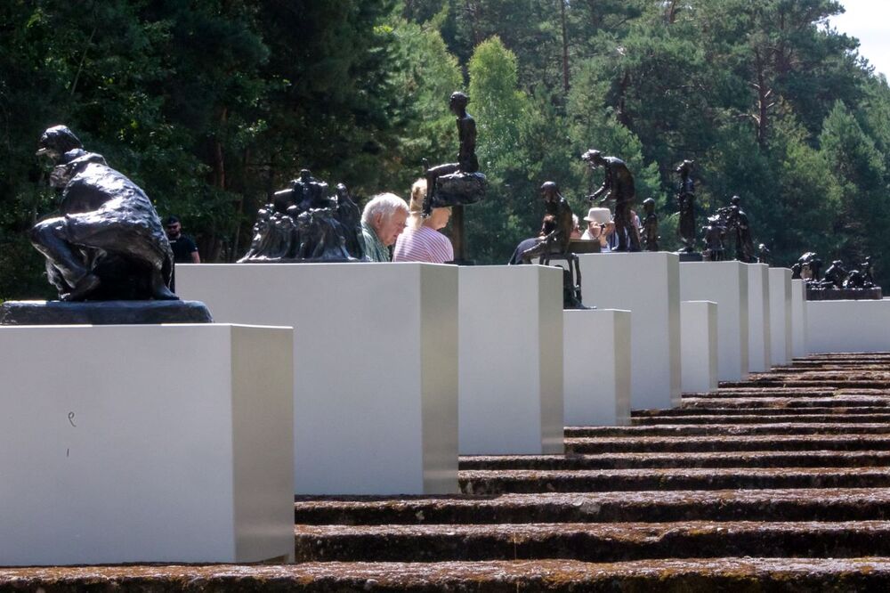 Uroczystości w 80. rocznicę buntu więźniów obozu śmierci Treblinka II – Treblinka, 2 sierpnia 2023. Fot. Sławek Kasper (IPN)