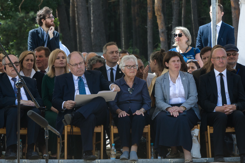 Uroczystości w 80. rocznicę buntu więźniów obozu śmierci Treblinka II – Treblinka, 2 sierpnia 2023. Fot. Sławek Kasper (IPN)