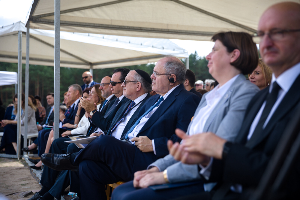 Uroczystości w 80. rocznicę buntu więźniów obozu śmierci Treblinka II – Treblinka, 2 sierpnia 2023. Fot. Sławek Kasper (IPN)
