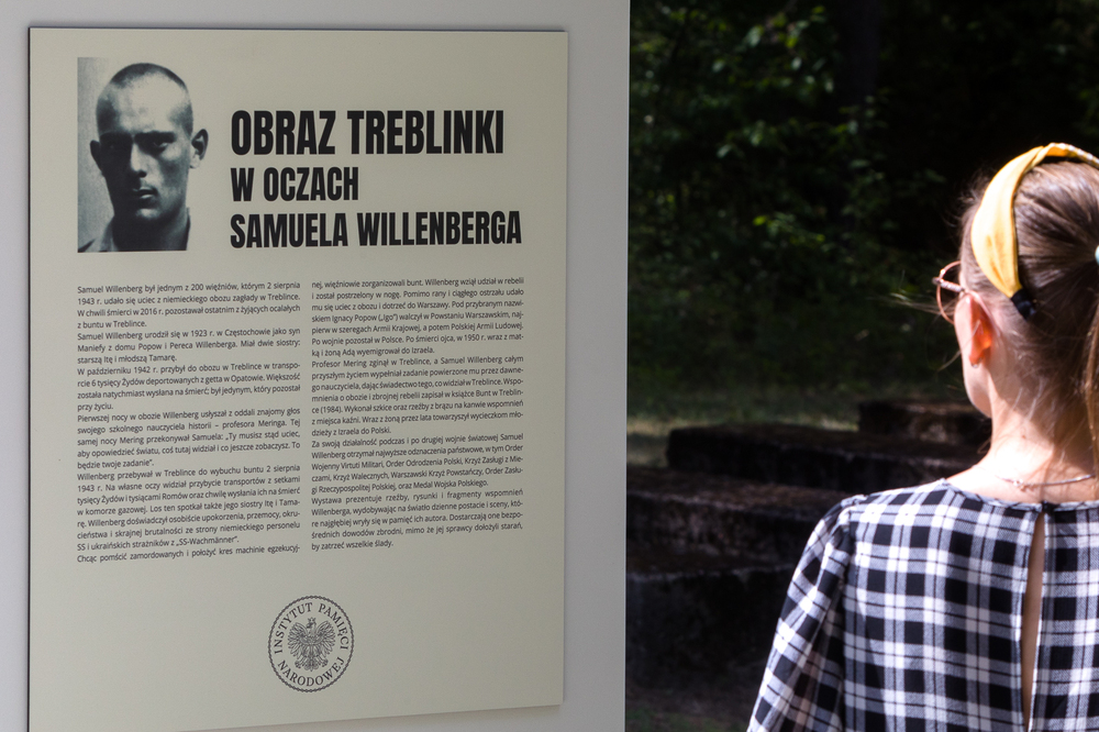 Uroczystości w 80. rocznicę buntu więźniów obozu śmierci Treblinka II – Treblinka, 2 sierpnia 2023. Fot. Sławek Kasper (IPN)