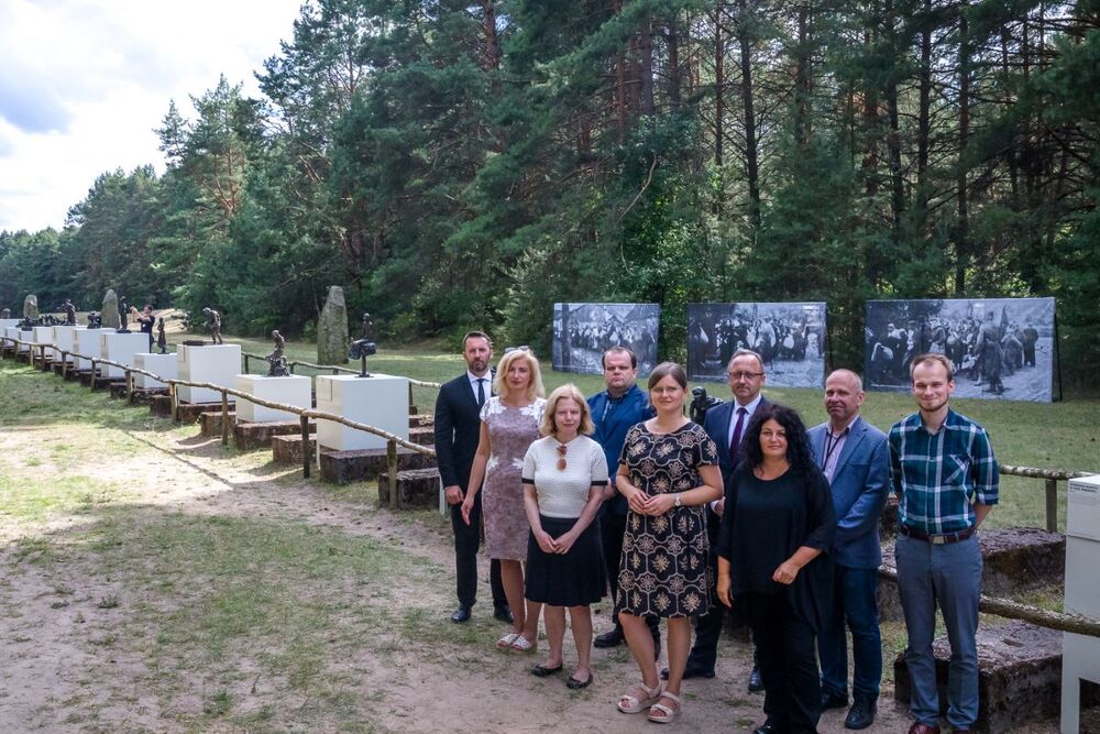 Uroczystości w 80. rocznicę buntu więźniów obozu śmierci Treblinka II – Treblinka, 2 sierpnia 2023. Fot. Sławek Kasper (IPN)