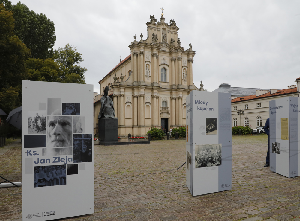 Otwarcie wystawy „Ks. Jan Zieja” – Warszawa, 3 sierpnia 2023. Fot. Piotr Życieński (IPN)