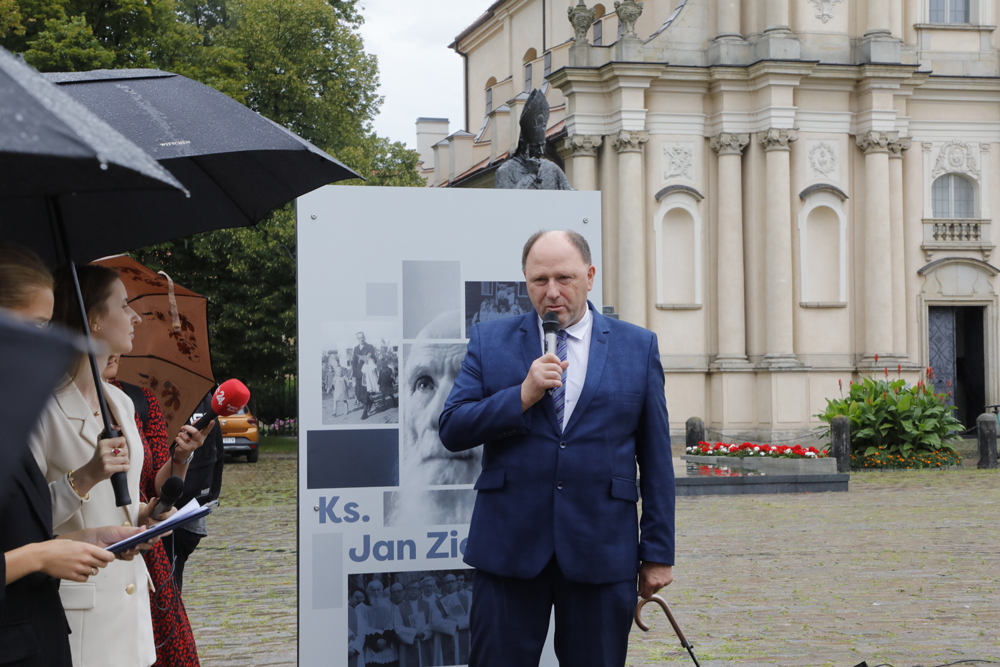 Otwarcie wystawy „Ks. Jan Zieja” – Warszawa, 3 sierpnia 2023. Fot. Piotr Życieński (IPN)