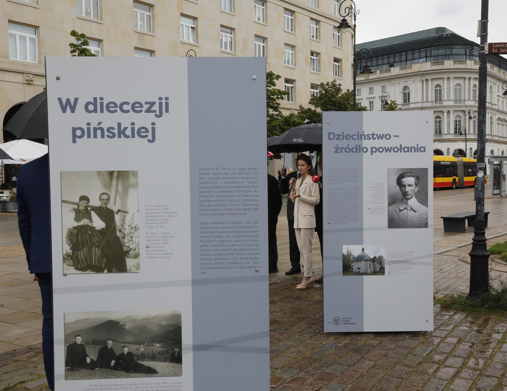 Otwarcie wystawy „Ks. Jan Zieja” – Warszawa, 3 sierpnia 2023. Fot. Piotr Życieński (IPN)
