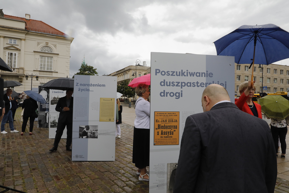 Otwarcie wystawy „Ks. Jan Zieja” – Warszawa, 3 sierpnia 2023. Fot. Piotr Życieński (IPN)