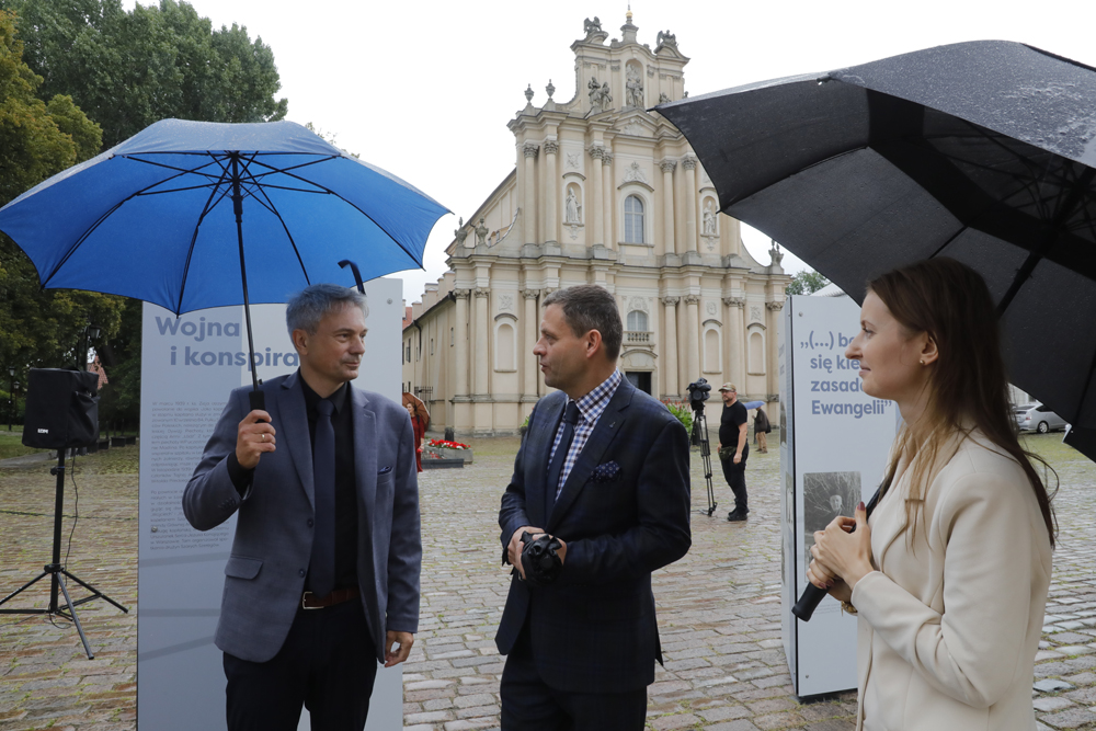 Otwarcie wystawy „Ks. Jan Zieja” – Warszawa, 3 sierpnia 2023. Fot. Piotr Życieński (IPN)