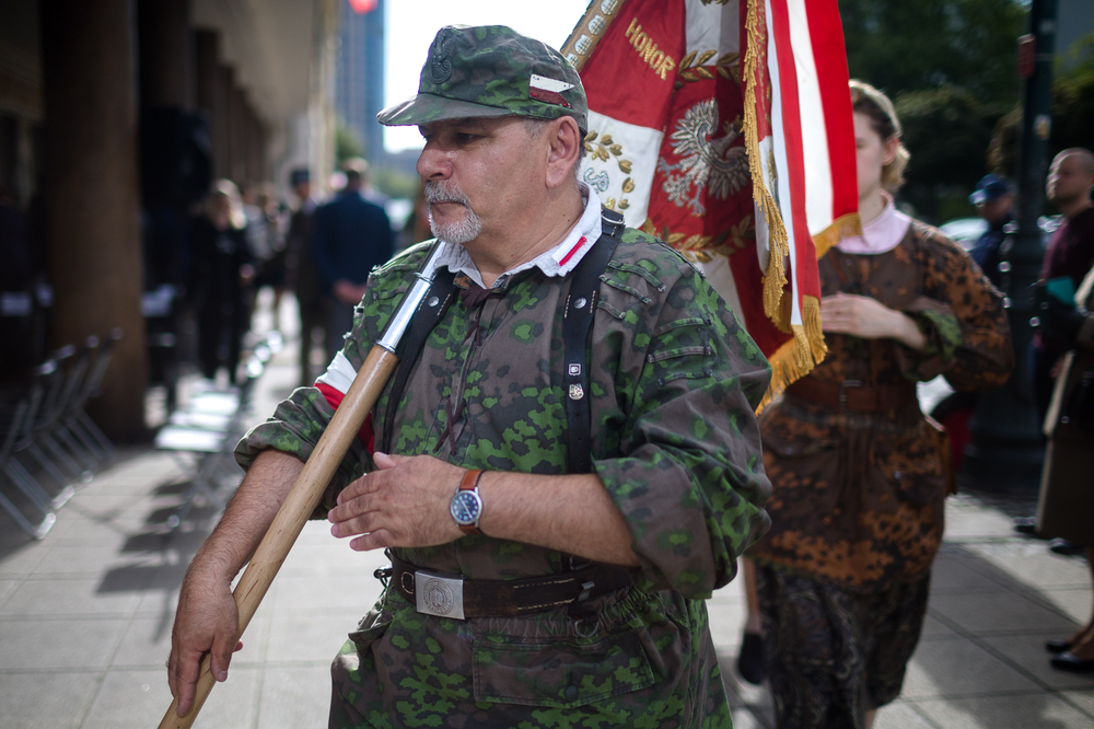 79. rocznica zdobycia posterunku żandarmerii niemieckiej „Nordwache” przez żołnierzy Batalionu „Chrobry I” – Warszawa, 3 sierpnia 2023. Fot. Sławek Kasper (IPN)