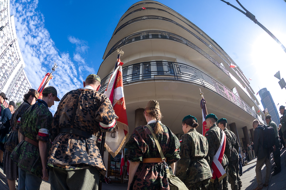 79. rocznica zdobycia posterunku żandarmerii niemieckiej „Nordwache” przez żołnierzy Batalionu „Chrobry I” – Warszawa, 3 sierpnia 2023. Fot. Sławek Kasper (IPN)