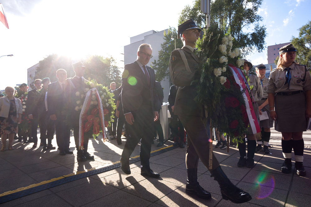 79. rocznica zdobycia posterunku żandarmerii niemieckiej „Nordwache” przez żołnierzy Batalionu „Chrobry I” – Warszawa, 3 sierpnia 2023. Fot. Sławek Kasper (IPN)