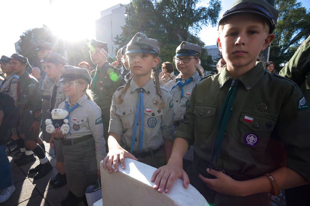 79. rocznica zdobycia posterunku żandarmerii niemieckiej „Nordwache” przez żołnierzy Batalionu „Chrobry I” – Warszawa, 3 sierpnia 2023. Fot. Sławek Kasper (IPN)