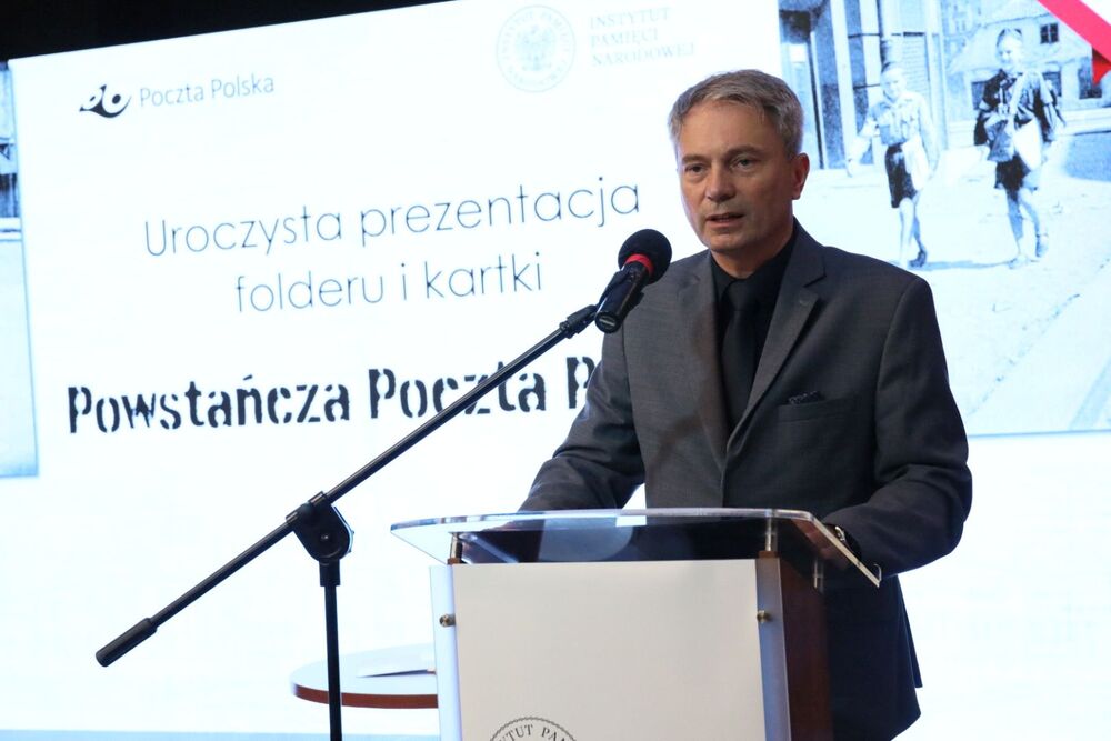 Uroczysta prezentacja folderu i kartki „Powstańcza Poczta Polowa” – Warszawa, 4 sierpnia 2023. Fot. Maciej Gradkowski (Poczta Polska)