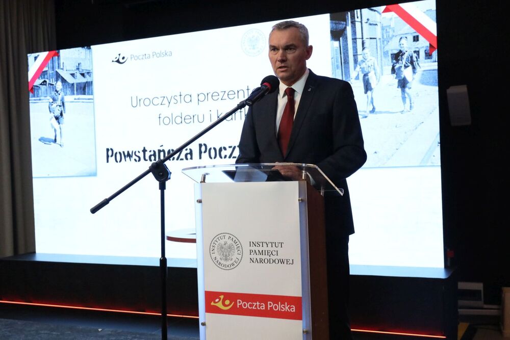 Uroczysta prezentacja folderu i kartki „Powstańcza Poczta Polowa” – Warszawa, 4 sierpnia 2023. Fot. Maciej Gradkowski (Poczta Polska)