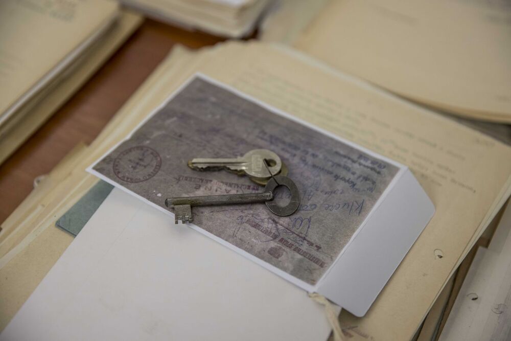 Wizyta Zastępcy Szefa Misji USA Daniela Lawtona w Archiwum IPN – Warszawa, 7 sierpnia 2023. Fot. Katarzyna Adamów (IPN)