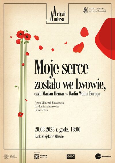 Koncert „Moje serce zostało we Lwowie, czyli Marian Hemar w Radiu Wolna Europa” – Mława, 20 sierpnia 2023