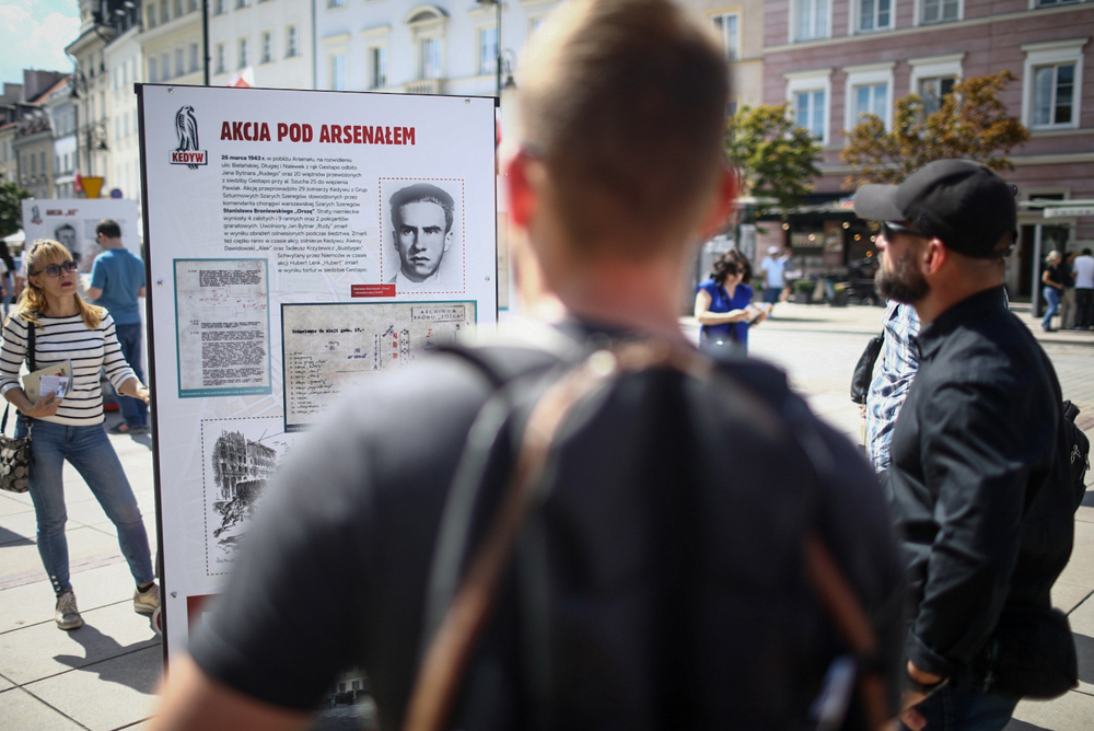 Uroczyste otwarcie wystawy „Kedyw. Miecz i Tarcza Armii Krajowej w Warszawie” – Warszawa, 11 sierpnia 2023. Fot. Sławek Kasper (IPN)