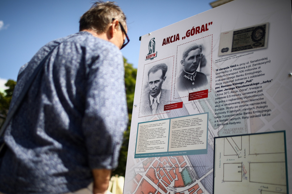 Uroczyste otwarcie wystawy „Kedyw. Miecz i Tarcza Armii Krajowej w Warszawie” – Warszawa, 11 sierpnia 2023. Fot. Sławek Kasper (IPN)