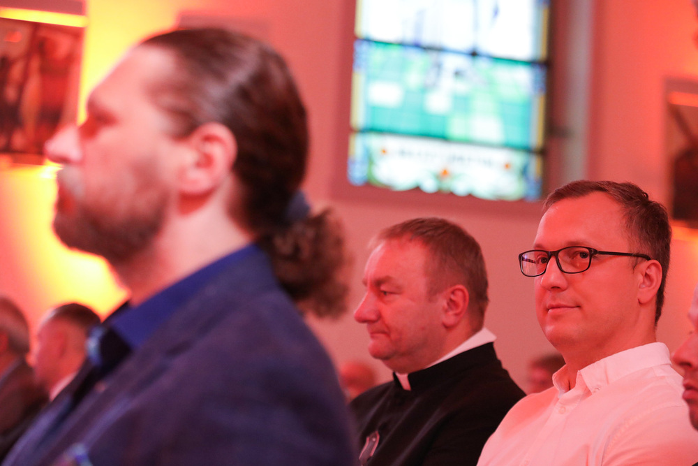 Dr Bartłomiej Stark uhonorowany brązowym medalem „Reipublicae Memoriae Meritum” – Gdańsk, 12 sierpnia 2023. Fot. Mikołaj Bujak (IPN)