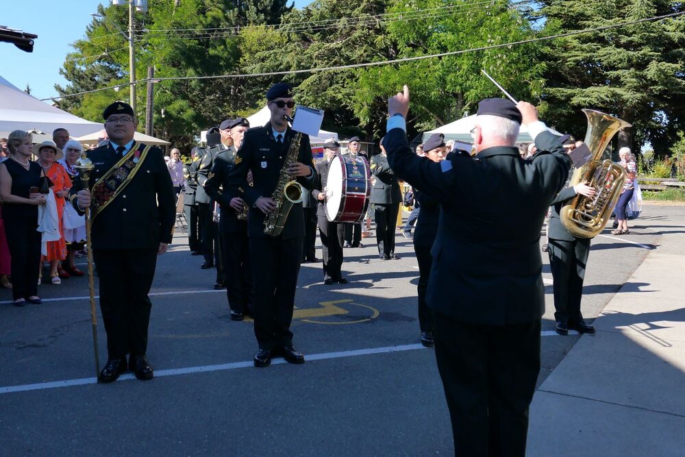 Odsłonięcie pomnika Marszałka Józefa Piłsudskiego w Victorii (Kanada) – 13 sierpnia 2023. Fot. Adrianna Garnik (IPN)