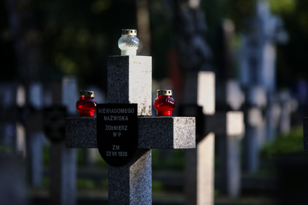 Apel Pamięci przed Pomnikiem Poległych w 1920 r. – Warszawa, 14 sierpnia 2023. Fot. Sławek Kasper (IPN)