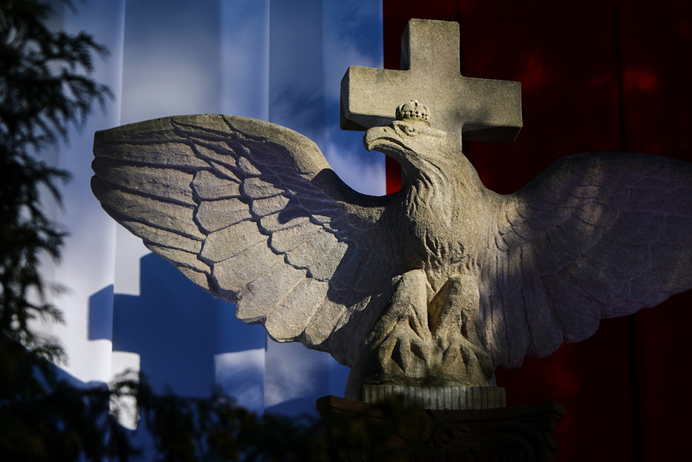 Apel Pamięci przed Pomnikiem Poległych w 1920 r. – Warszawa, 14 sierpnia 2023. Fot. Sławek Kasper (IPN)