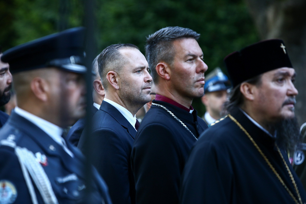 Apel Pamięci przed Pomnikiem Poległych w 1920 r. – Warszawa, 14 sierpnia 2023. Fot. Sławek Kasper (IPN)