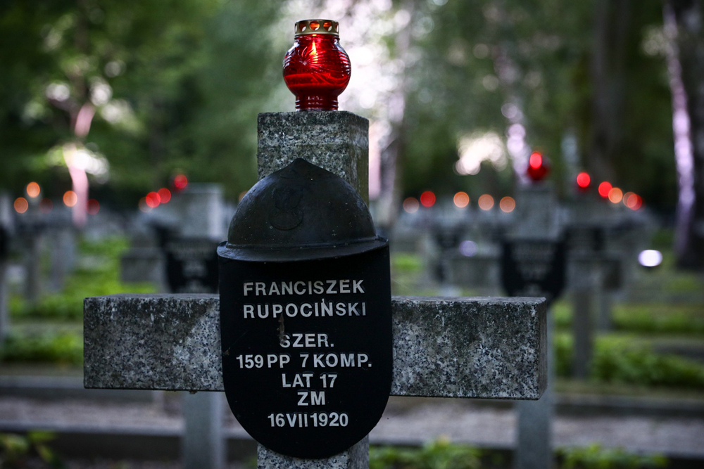 Apel Pamięci przed Pomnikiem Poległych w 1920 r. – Warszawa, 14 sierpnia 2023. Fot. Sławek Kasper (IPN)