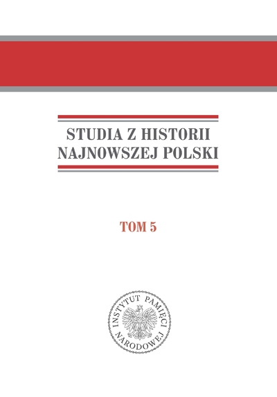 Studia z historii najnowszej Polski, t. 5
