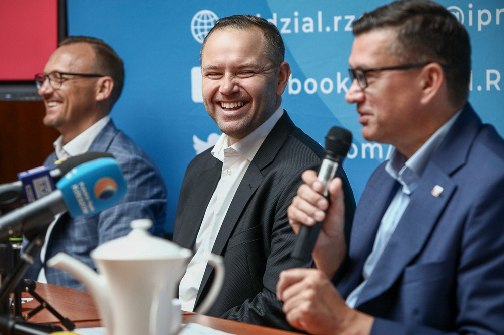 Briefing zapowiadający Podkarpacki Kongres Pamięci Narodowej – Rzeszów, 24 sierpnia 2023. Fot. Sławek Kasper (IPN)